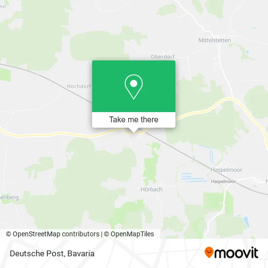 Карта Deutsche Post