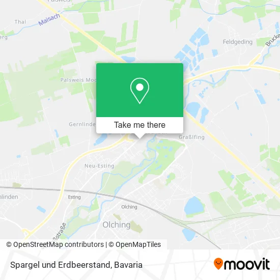 Карта Spargel und Erdbeerstand