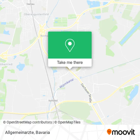 Карта Allgemeinarzte