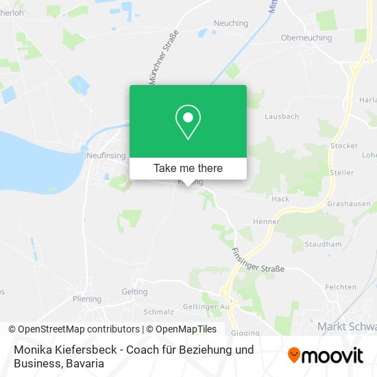Monika Kiefersbeck - Coach für Beziehung und Business map