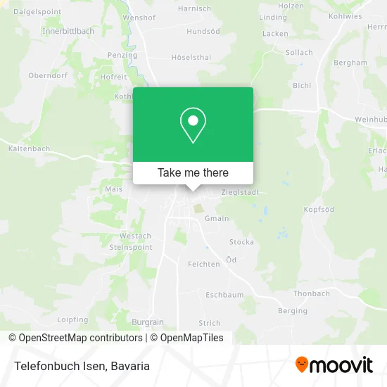 Telefonbuch Isen map