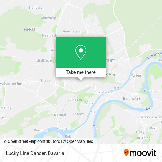 Lucky Line Dancer map