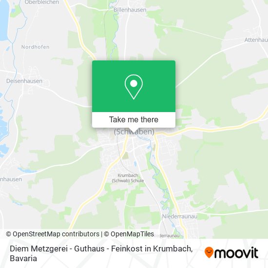 Diem Metzgerei - Guthaus - Feinkost in Krumbach map