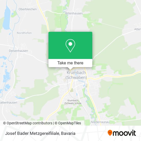 Josef Bader Metzgereifiliale map