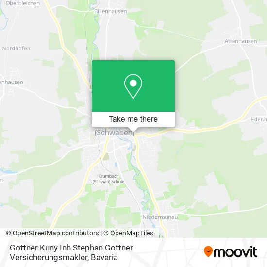 Карта Gottner Kuny Inh.Stephan Gottner Versicherungsmakler