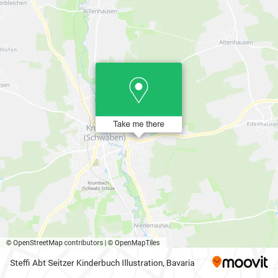 Карта Steffi Abt Seitzer Kinderbuch Illustration