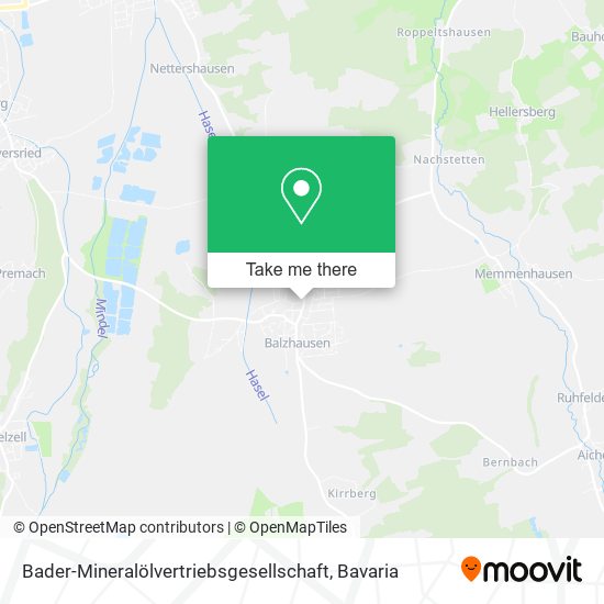 Bader-Mineralölvertriebsgesellschaft map