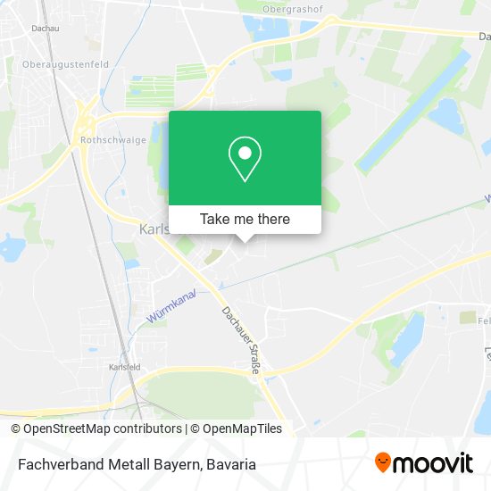Fachverband Metall Bayern map