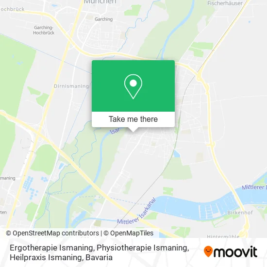 Карта Ergotherapie Ismaning, Physiotherapie Ismaning, Heilpraxis Ismaning