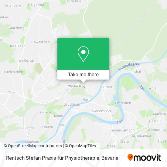 Карта Rentsch Stefan Praxis für Physiotherapie