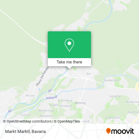 Карта Markt Marktl