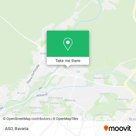 Карта ASO