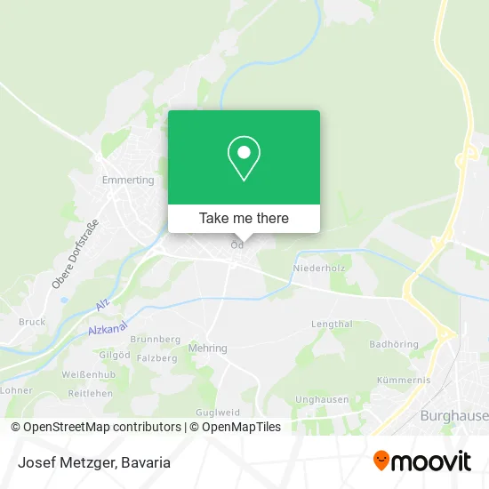 Josef Metzger map