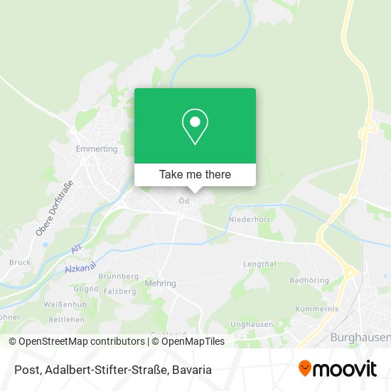 Post, Adalbert-Stifter-Straße map