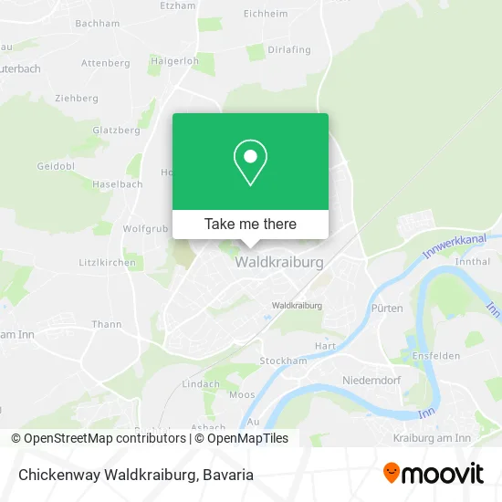 Карта Chickenway Waldkraiburg