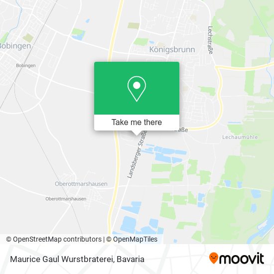 Maurice Gaul Wurstbraterei map