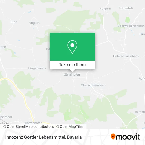 Карта Innozenz Göttler Lebensmittel