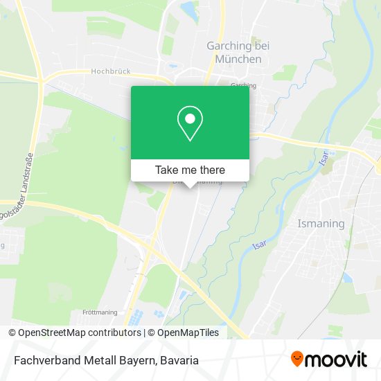 Fachverband Metall Bayern map