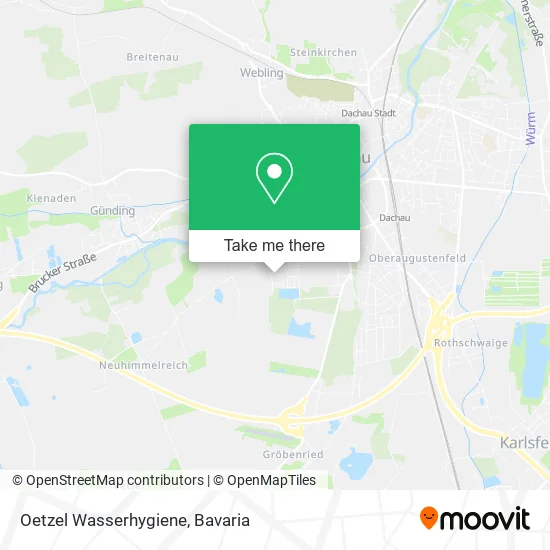 Oetzel Wasserhygiene map