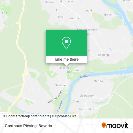Карта Gasthaus Piesing