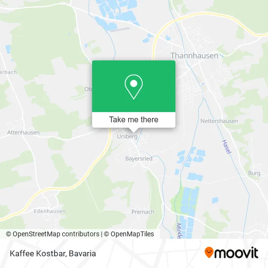 Карта Kaffee Kostbar