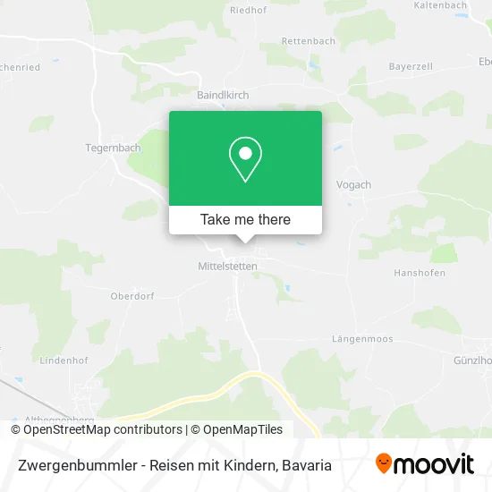 Zwergenbummler - Reisen mit Kindern map