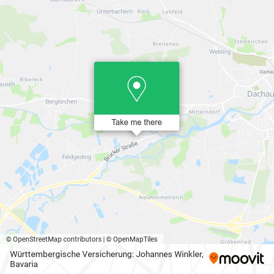 Württembergische Versicherung: Johannes Winkler map