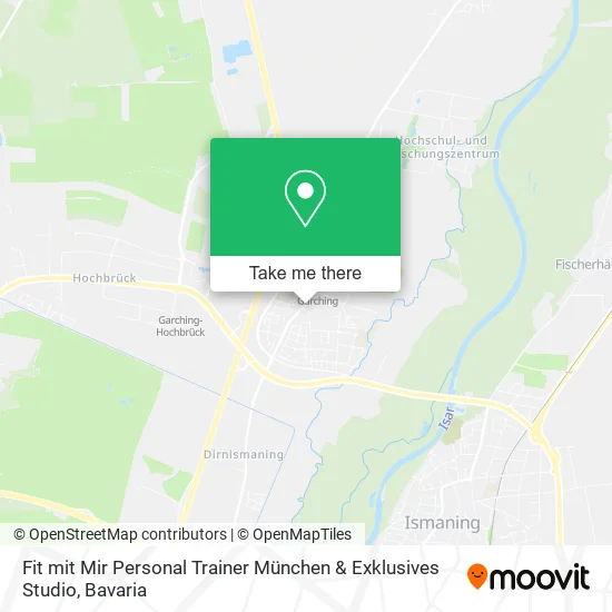 Карта Fit mit Mir Personal Trainer München & Exklusives Studio