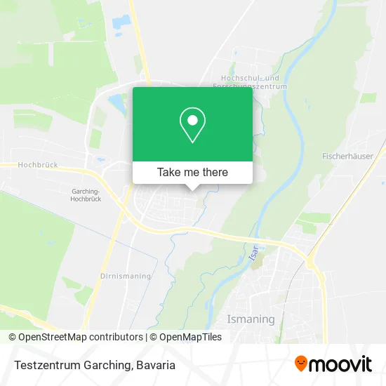 Карта Testzentrum Garching