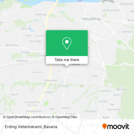 Карта Erding Veterinäramt