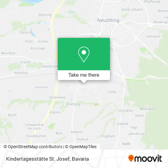 Карта Kindertagesstätte St. Josef