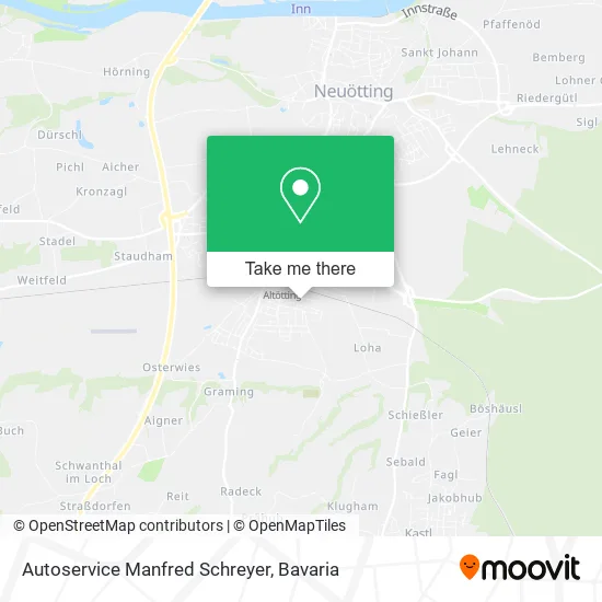 Карта Autoservice Manfred Schreyer