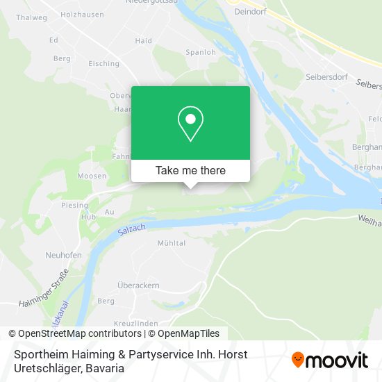 Карта Sportheim Haiming & Partyservice Inh. Horst Uretschläger