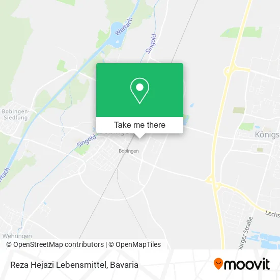 Карта Reza Hejazi Lebensmittel