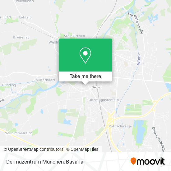 Dermazentrum München map