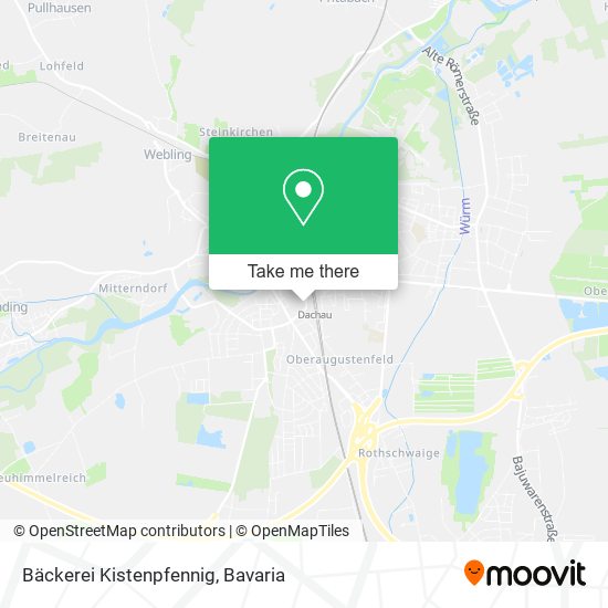 Bäckerei Kistenpfennig map