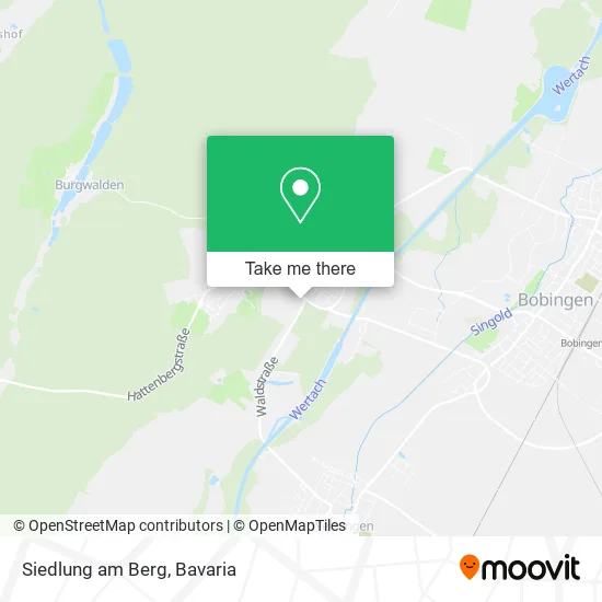 Карта Siedlung am Berg