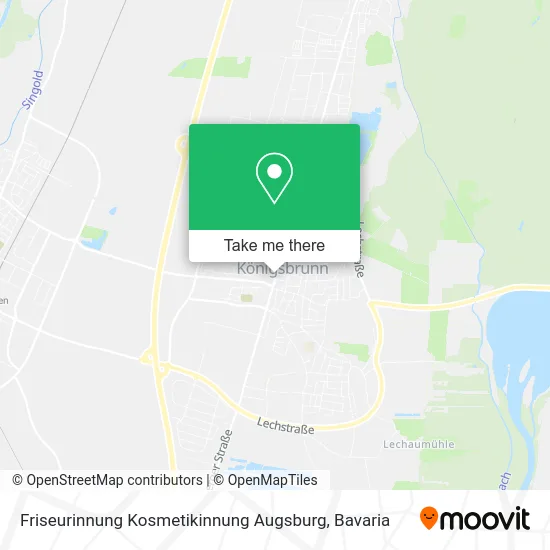 Карта Friseurinnung Kosmetikinnung Augsburg