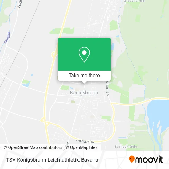 Карта TSV Königsbrunn Leichtathletik