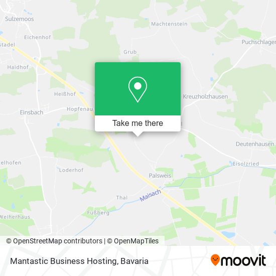 Mantastic Business Hosting map