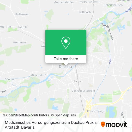 Medizinisches Versorgungszentrum Dachau Praxis Altstadt map