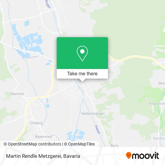 Martin Rendle Metzgerei map