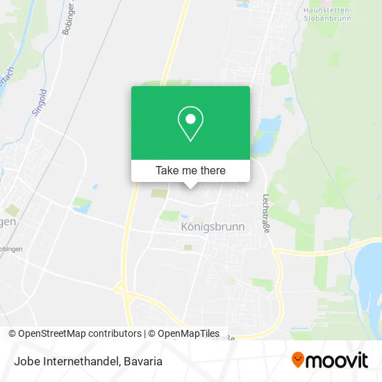 Карта Jobe Internethandel