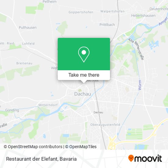 Restaurant der Elefant map