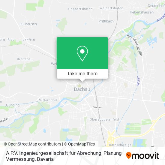 A.P.V. Ingenieurgesellschaft für Abrechung, Planung Vermessung map