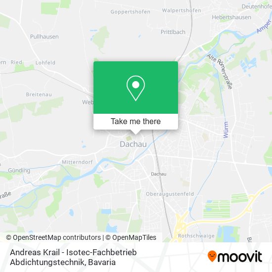 Andreas Krail - Isotec-Fachbetrieb Abdichtungstechnik map