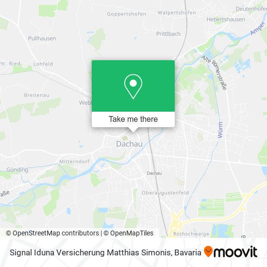 Карта Signal Iduna Versicherung Matthias Simonis