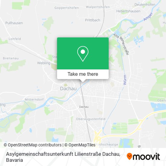 Asylgemeinschaftsunterkunft Lilienstraße Dachau map