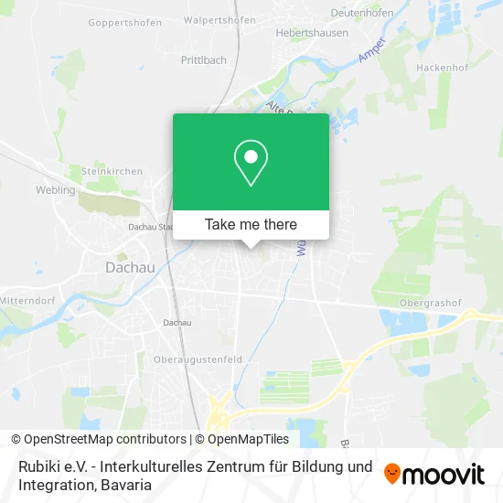 Карта Rubiki e.V. - Interkulturelles Zentrum für Bildung und Integration