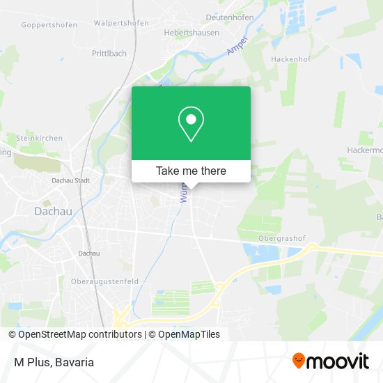 M Plus map